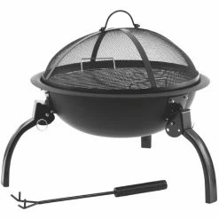 Outwell Cazal Fire Pit black -Stoves & Grills Sales 650291 Cazal faltbarer Grill Main photo 250260